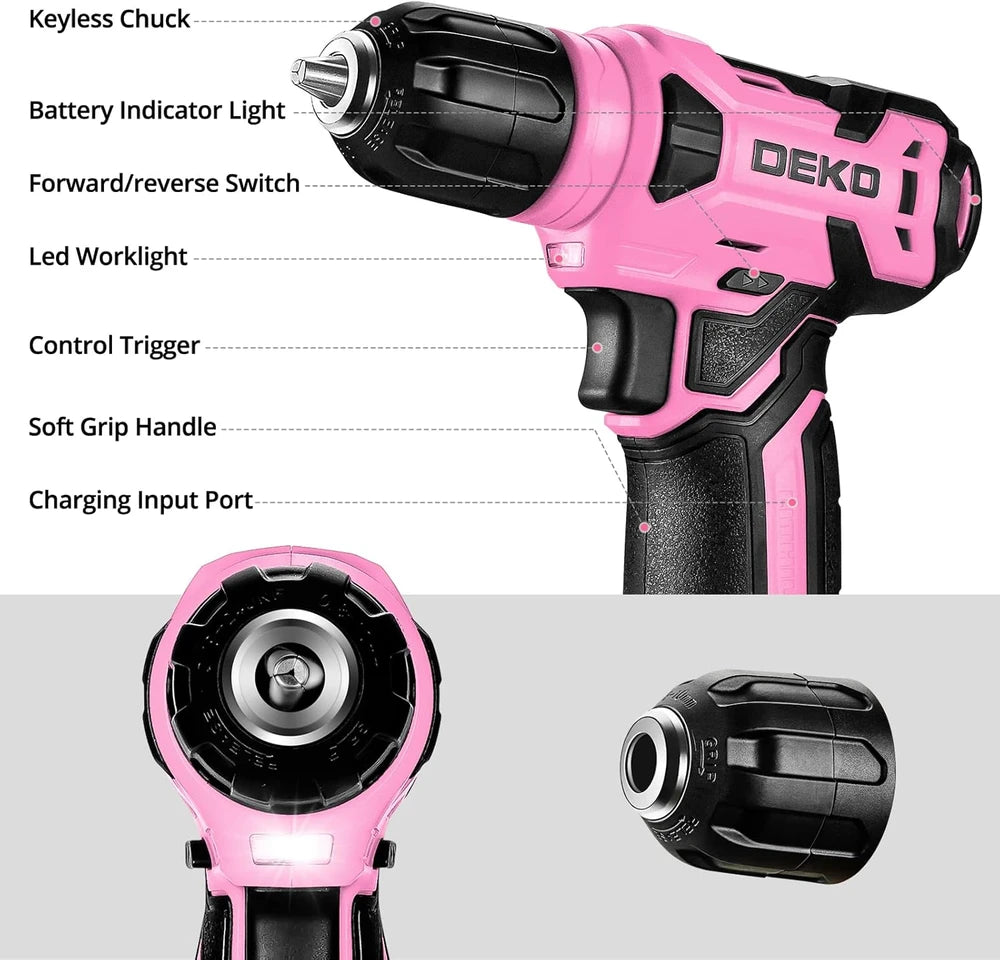 Electric drill + household tool kit
