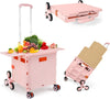 Collapsible Stair-Climbing Utility Cart