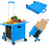 Collapsible Stair-Climbing Utility Cart