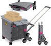 Collapsible Stair-Climbing Utility Cart