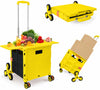 Collapsible Stair-Climbing Utility Cart