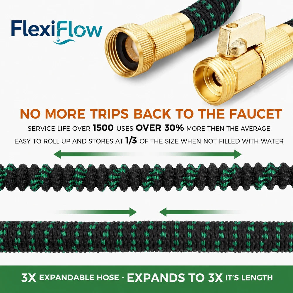 FlexiFlow Expandable Garden Hose