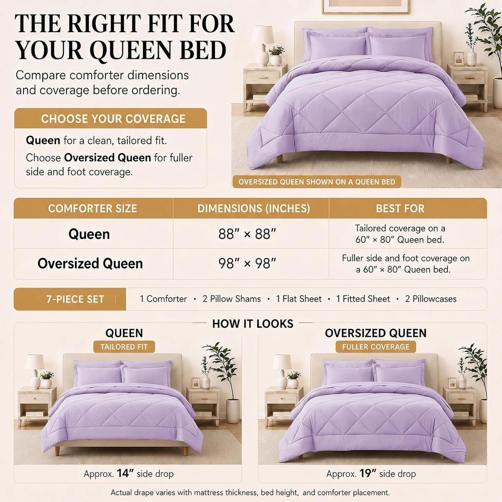 Utterly Comfortable  Queen Comforter Set