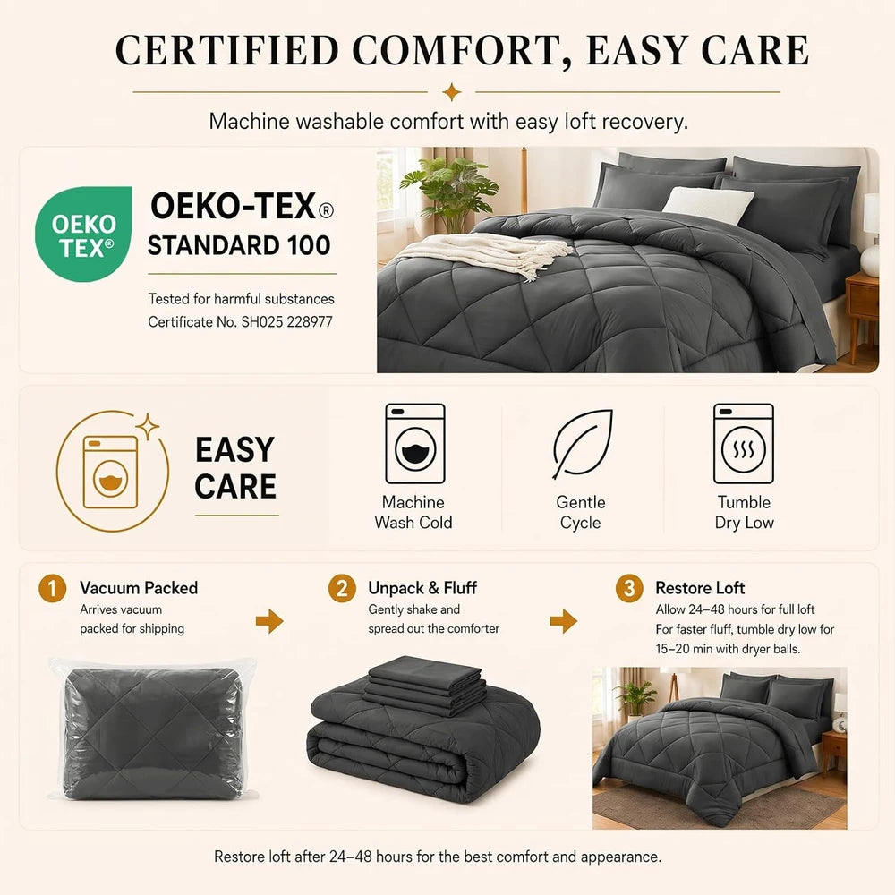 Utterly Comfortable  Queen Comforter Set