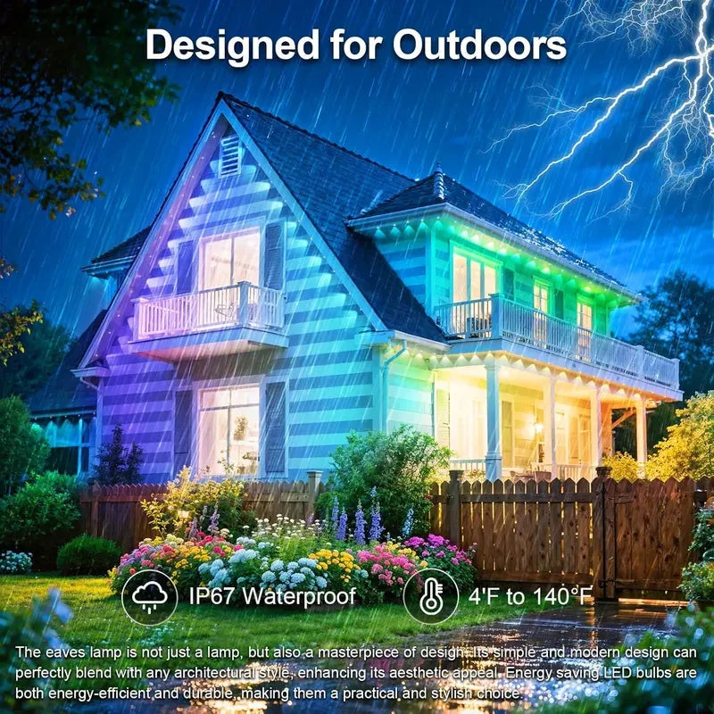 Colorful LED Eaves Light