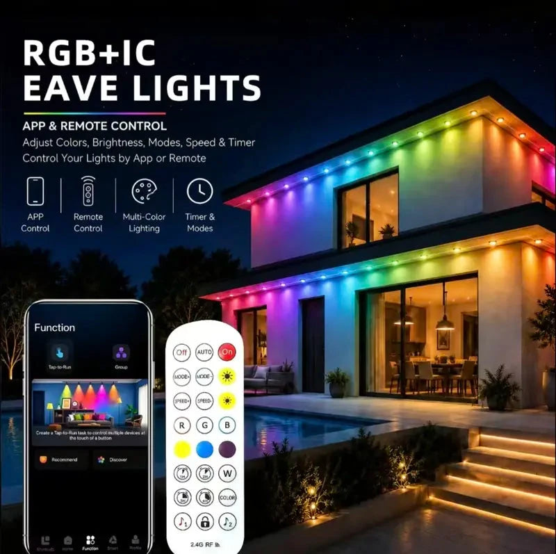 Colorful LED Eaves Light