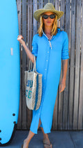 Boyfriend Maxi Dress Gauze - Carnival