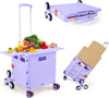 Collapsible Stair-Climbing Utility Cart