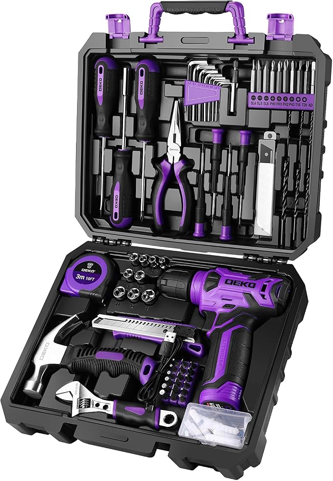 Electric drill + household tool kit