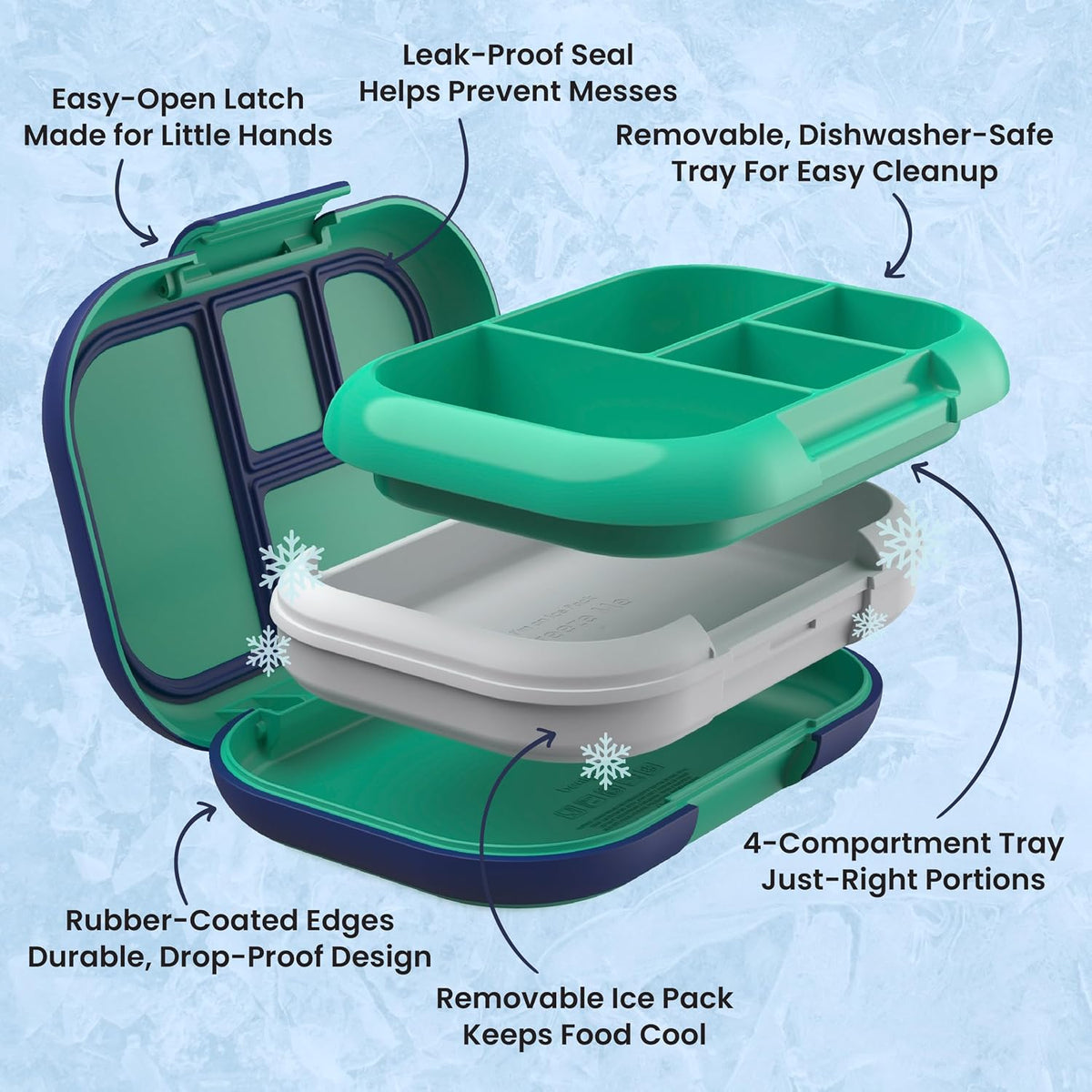 Kids’ Chill Bento Lunch Box with Removable Ice Pack
